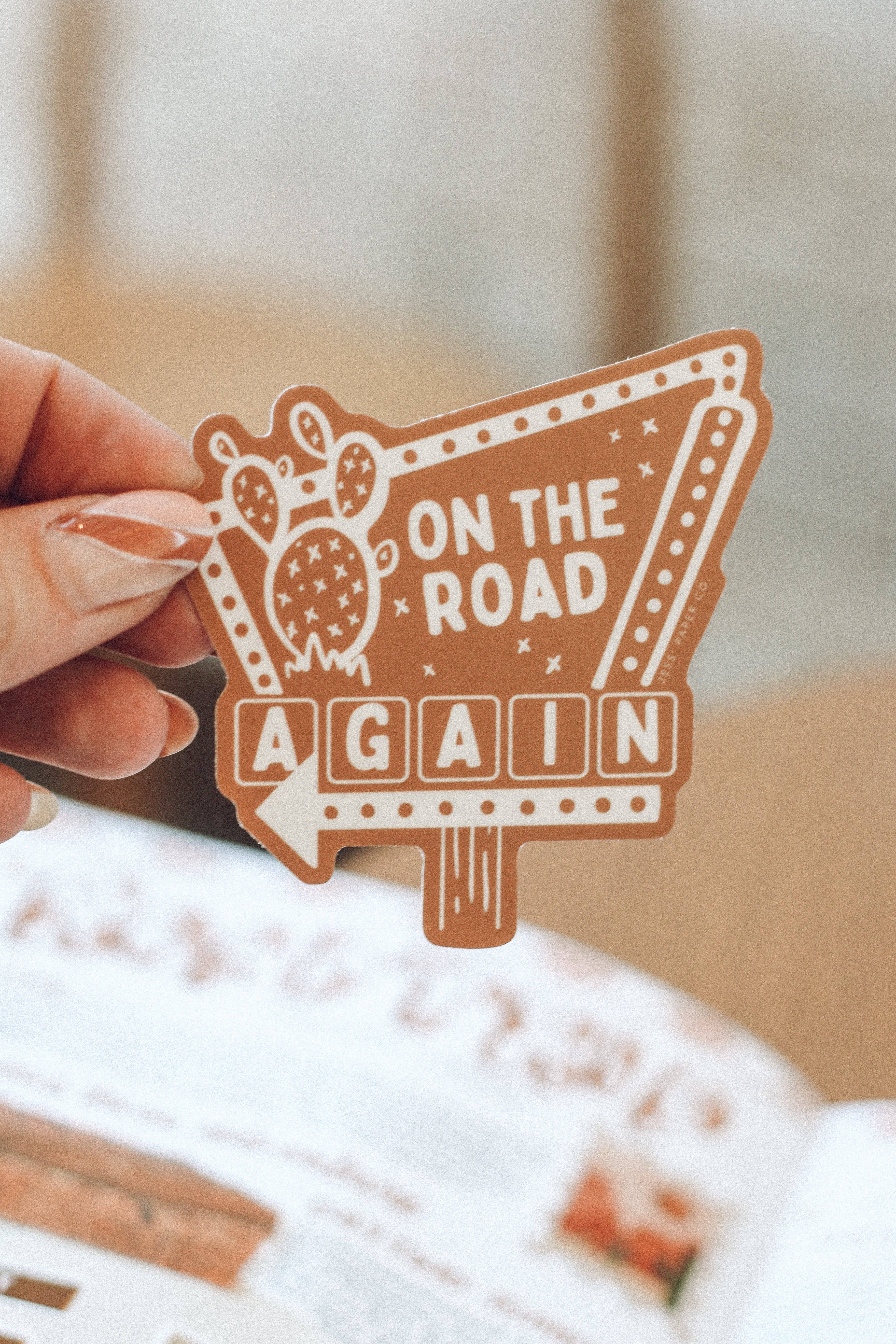 Jess' Paper Co. - Wholesale Sticker - Retro Roadtrip Sticker2