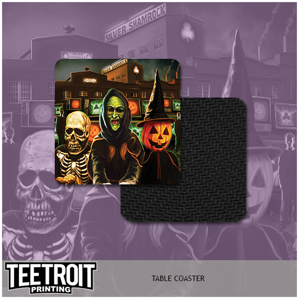 Teetroit Printing LLC - Wholesale Onderzetters - Horror tafelonderzetters per set van 20, zelf designs kiezen24