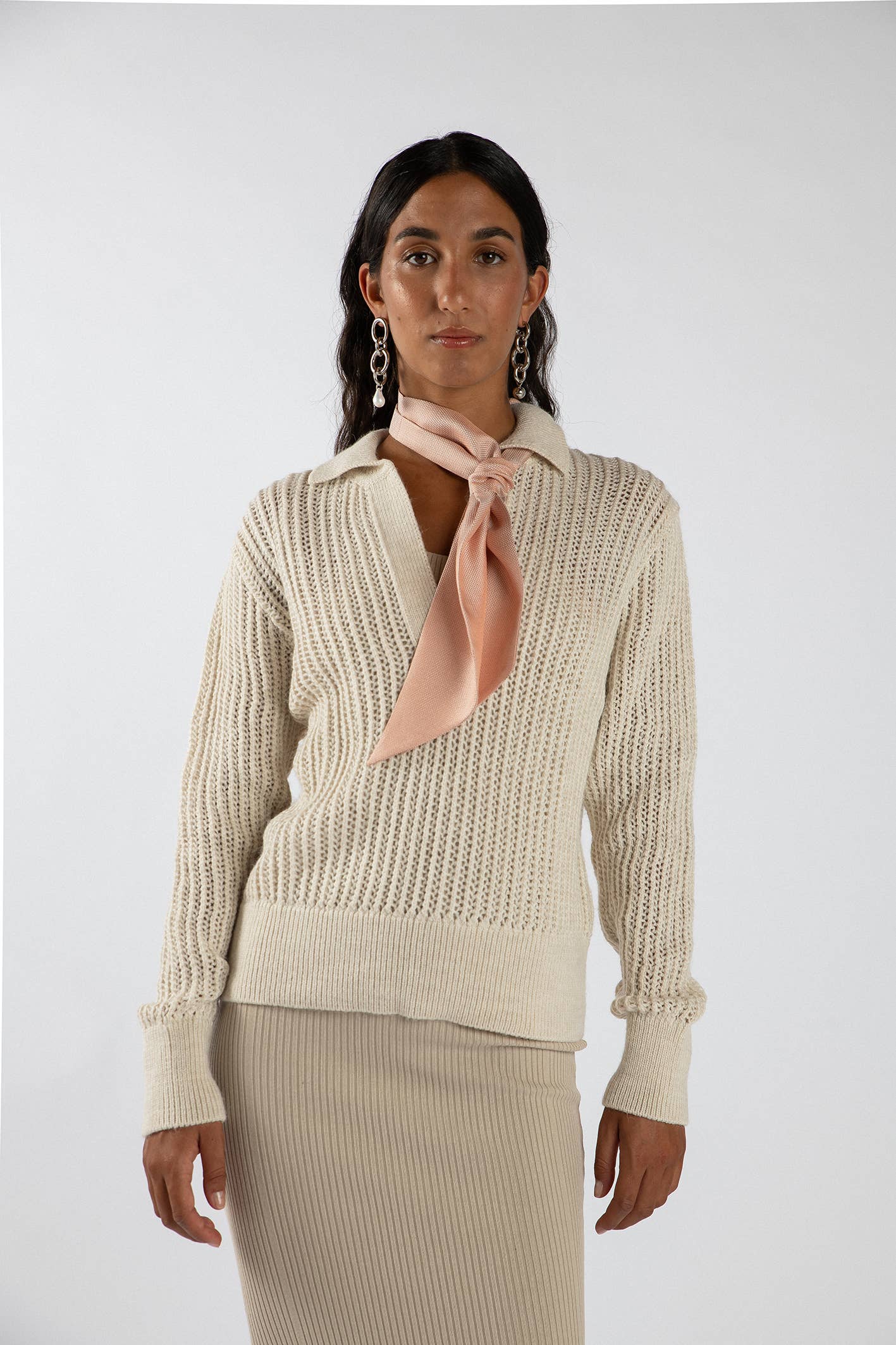 Abstract – wholesale Scarf – Women's – Genderless tie in pure silk4