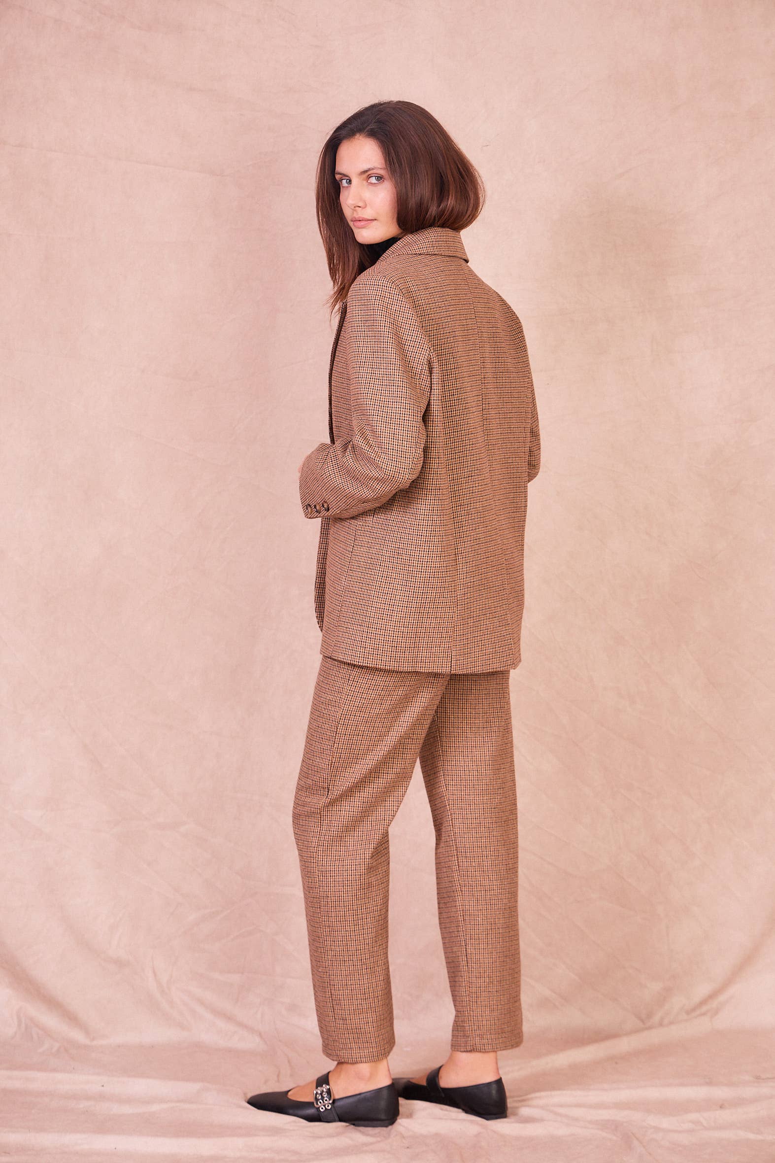 Calie Paris - Vente Veste – femme - GUSTIN – Veste Tailleur en Laine Mélangée9