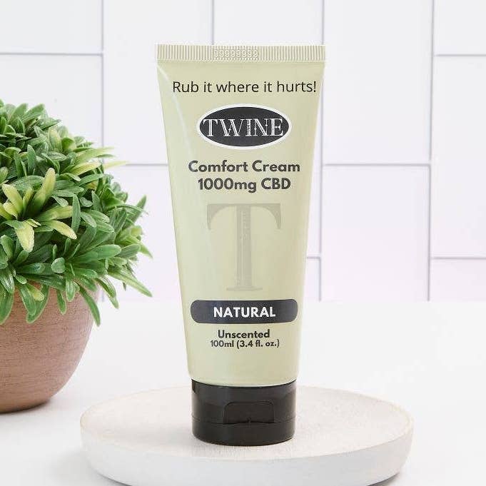 CBD Comfort Cream- Pain Relief Cream - Unscented Natural for wholesale by Twine