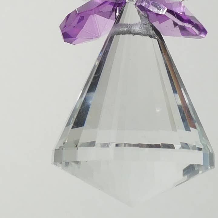 Gifts N Crystals - Wholesale Suncatcher - Angel Crystal Suncatcher- bell ball crystals ANG-BB