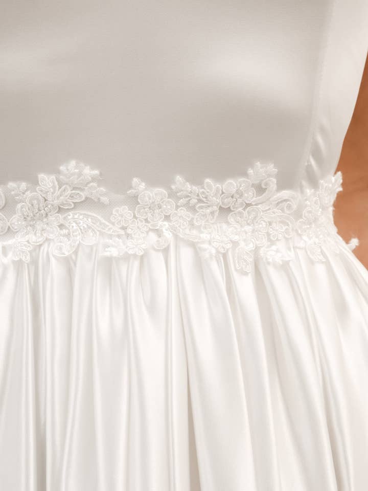 Willa Lace Belt for wholesale by Heirloom Bridal Company
