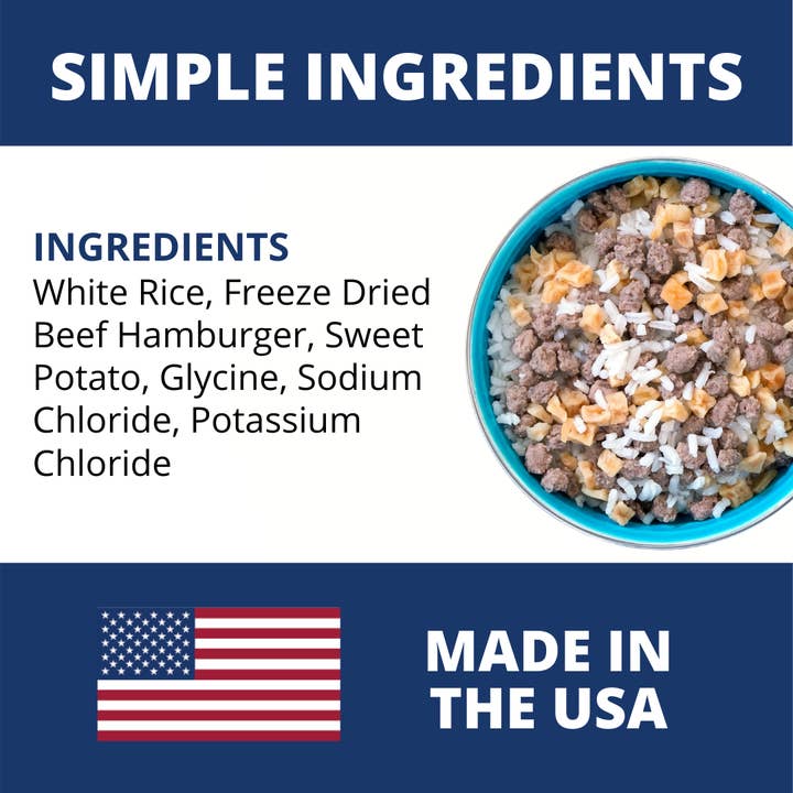 Under the Weather Pet - Wholesale Pet Food - Dog - Hamburger, Rice, & Sweet Potato Bland Diet For Dogs