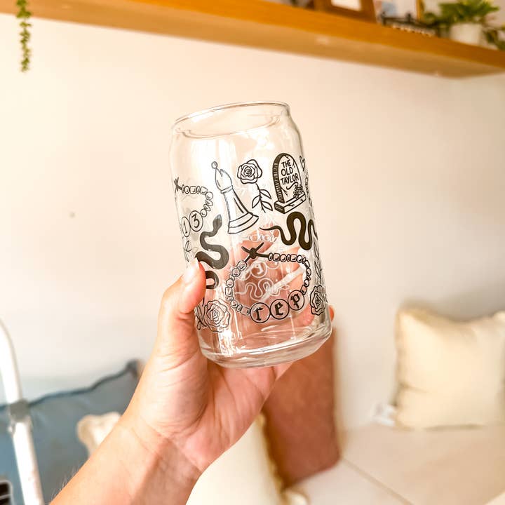 Oak Shore Collective LLC - Wholesale Drinking Glass/Cup - Reputation | Libbey Glass Beer Can Iced Coffee Glass1