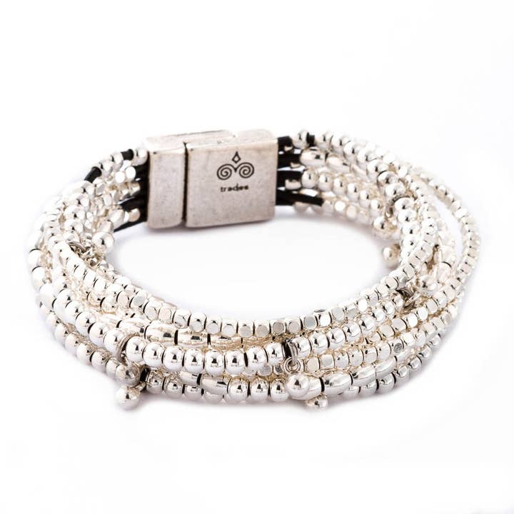 Boho Sterling Silver Plated Bead Bracelet and other Purchase Wholesale sterling zilveren sieraden. Free Returns & Net 60 Terms on Faire trending on Faire.