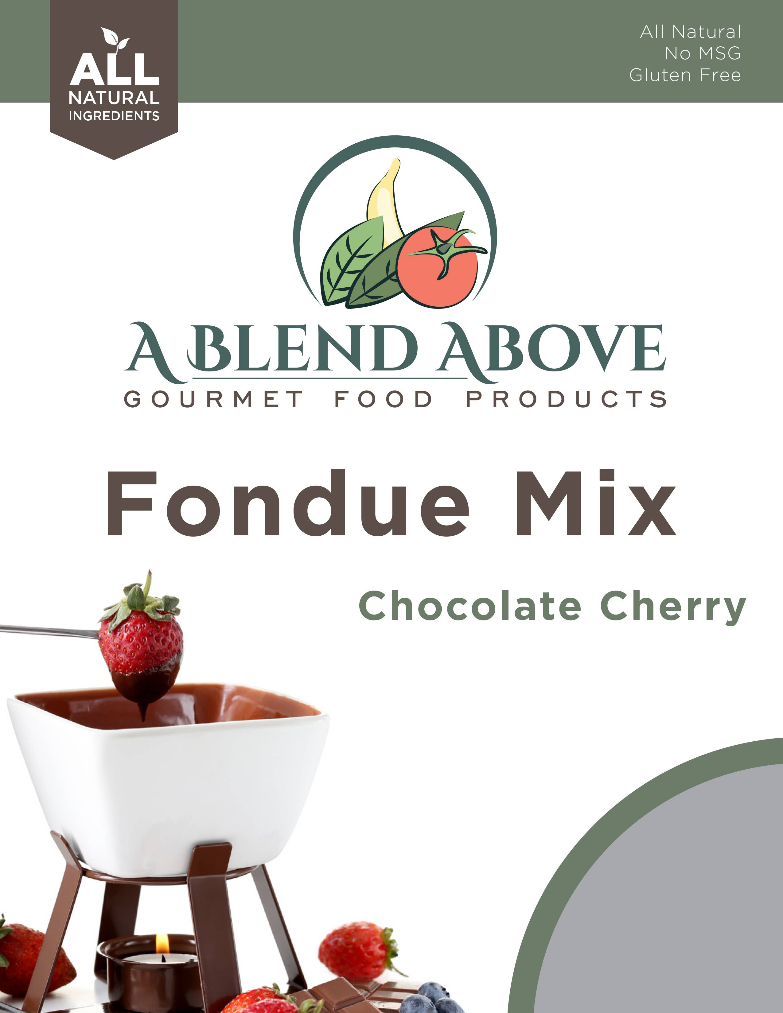 A Blend Above - Wholesale Hot Fudge/Chocolate Spread - Chocolate Cherry Fondue3