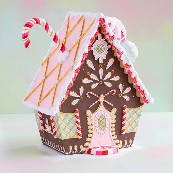 Gingerbread House Display for wholesale by Glitterville