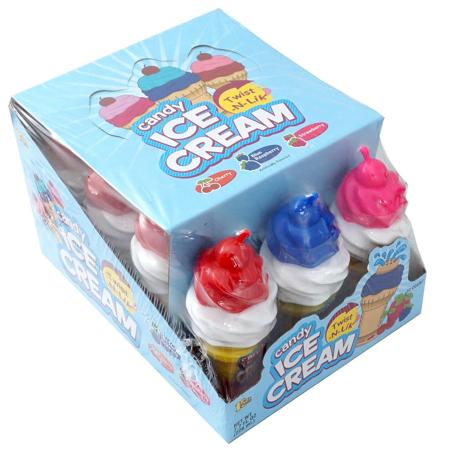 Sugar Bear Candy – wholesale Klubba – Glass Candy Twist N Lik 12 ct.2