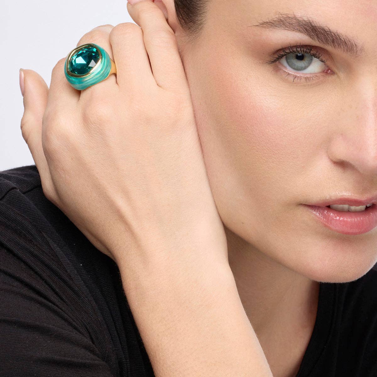 Luxenter - Vendita all'ingrosso Anelli cocktail/statement - Anello Luxenter Mantis finitura oro 18k1