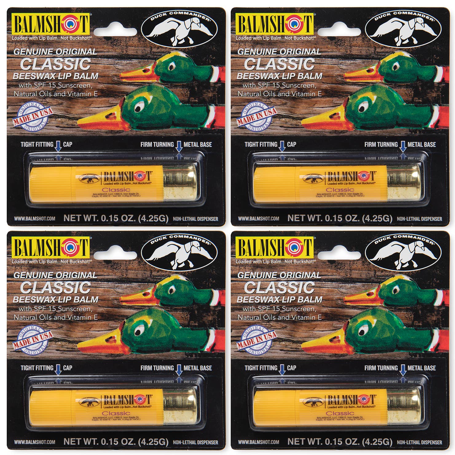 BALMSHOT Lip Balm - Wholesale Lip Balm - Balmshot & Duck Commander Beeswax SPF Lip Balm5