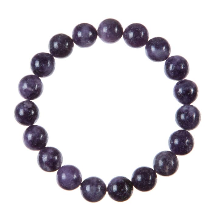 Ole - Wholesale Beaded Bracelet - Phosphosiderite Stone Stretch Bracelet B3716-10MM