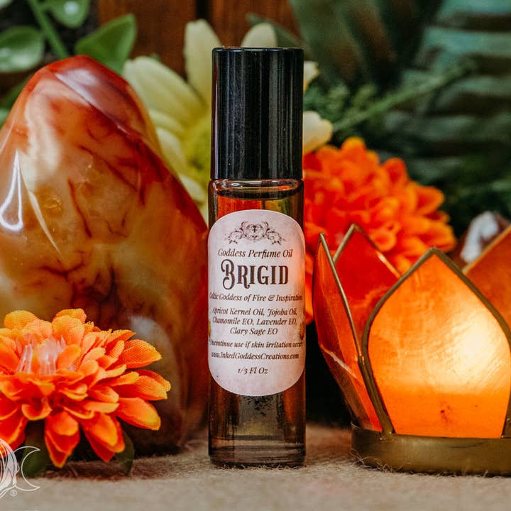 Brigid Goddess Perfume Oil for Fire and Inspiration for wholesale by Inked Goddess Creations