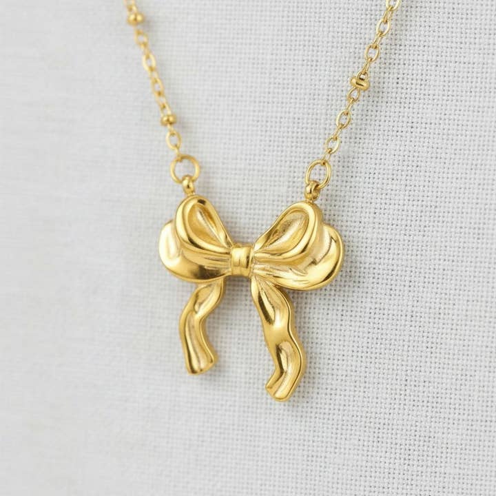 Strik Knoop Roestvrij Stalen Ketting voor wholesale door scentll jewelry