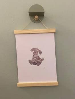 Cane con stampa A4 per la vendita all'ingrosso da parte di m.ART – Miriam Popov