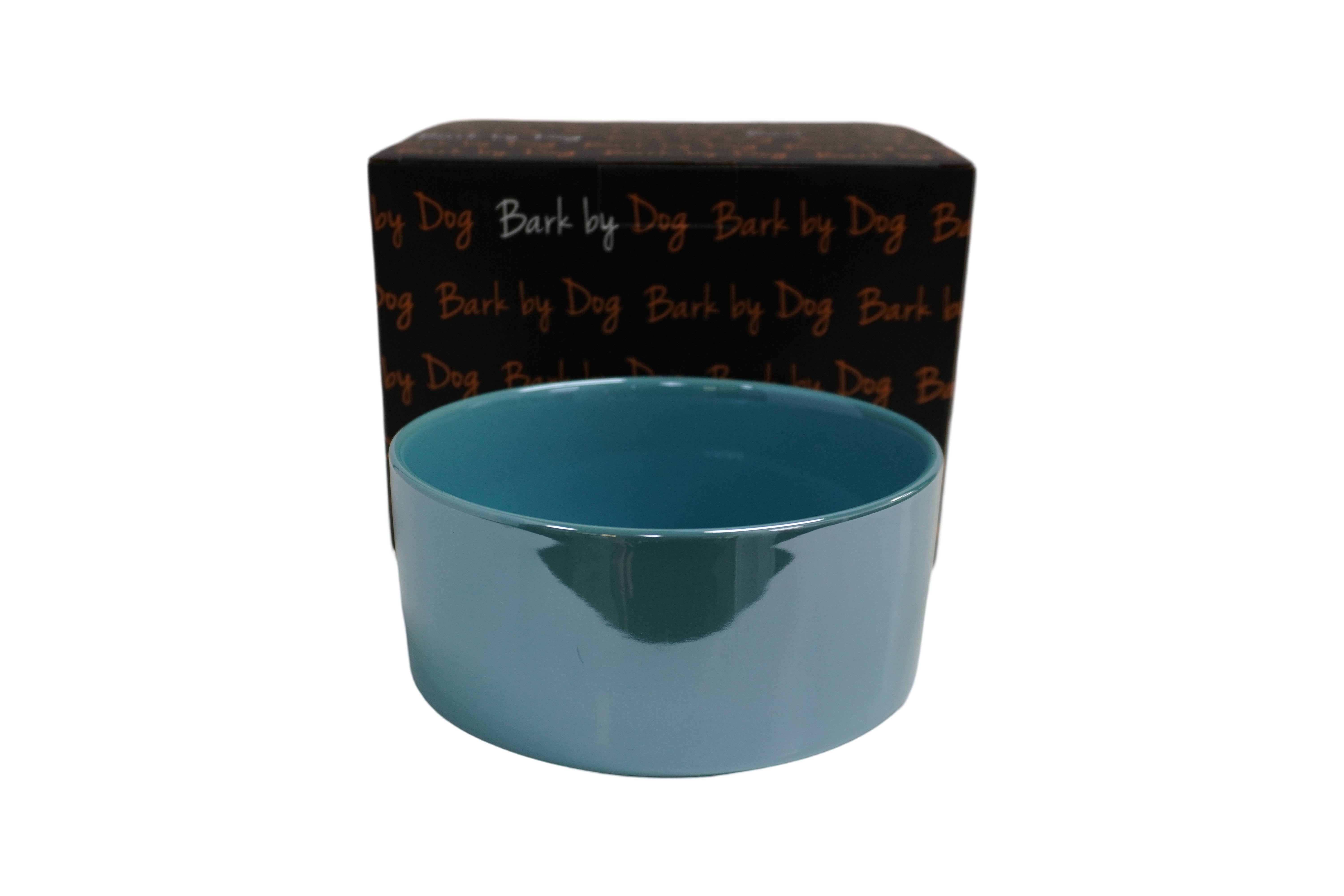 BARK by DOG - Wholesale Pet Bowl - Cat/Dog - 4 Pack- Luigi Luxe Blue Dog Bowl4