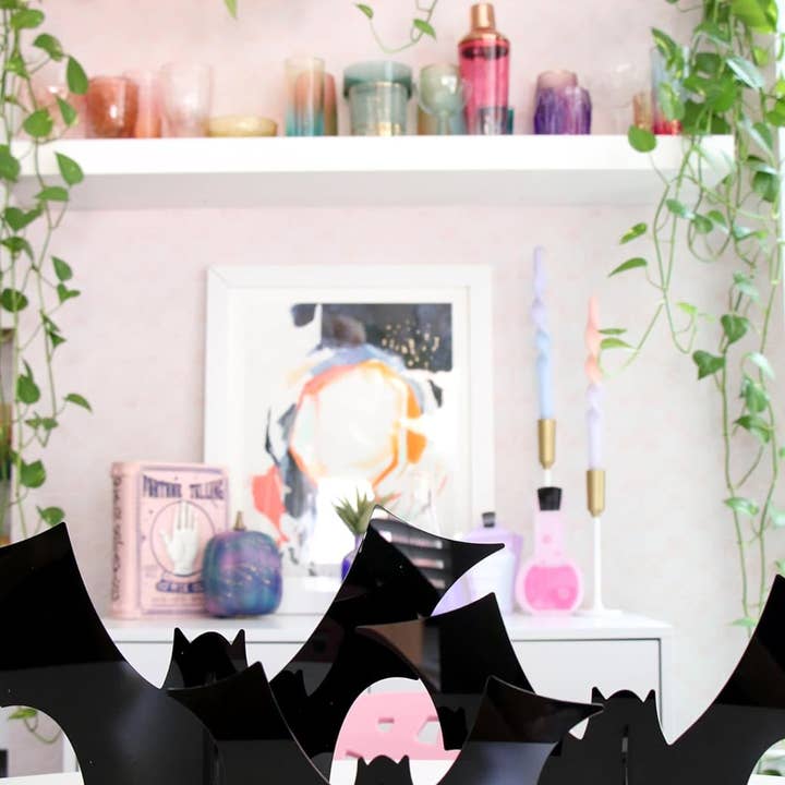 Kailo Chic Black Acrylic Bats for wholesale by C.R.Gibson Signature | Baby & Kids