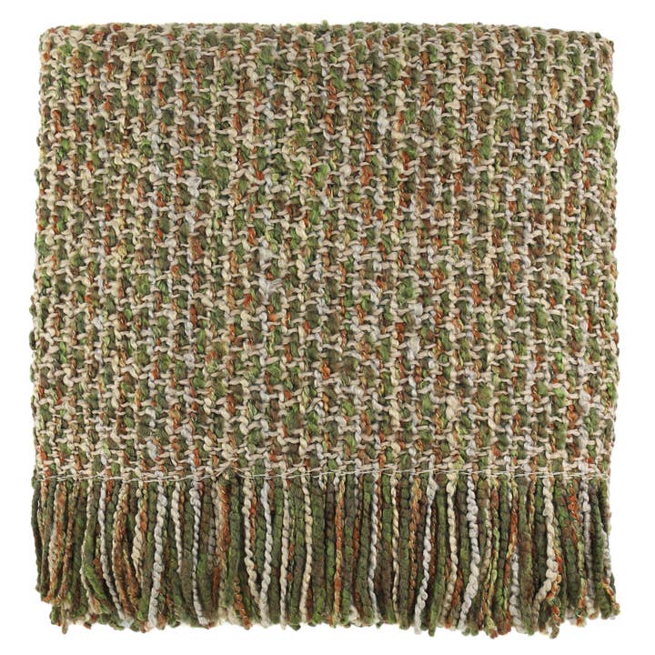 Mesa Cognac Throw 50x70(USA) for wholesale by Bedford Collections