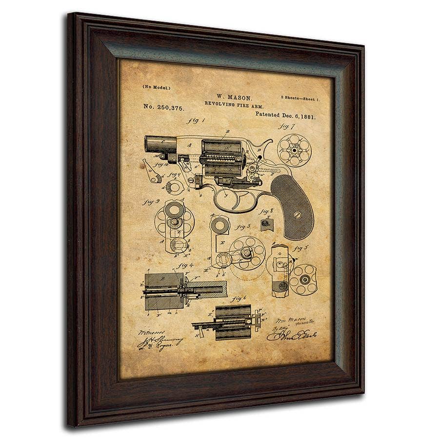 Personal Prints - Wholesale Art Print - Firearm Guns - Patent Art11