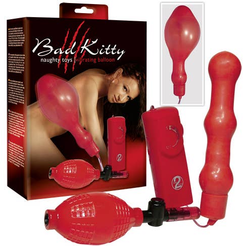 STIM U - Wholesale Sex toy - Bad Kitty Red Box Red Vibrating Balloon0