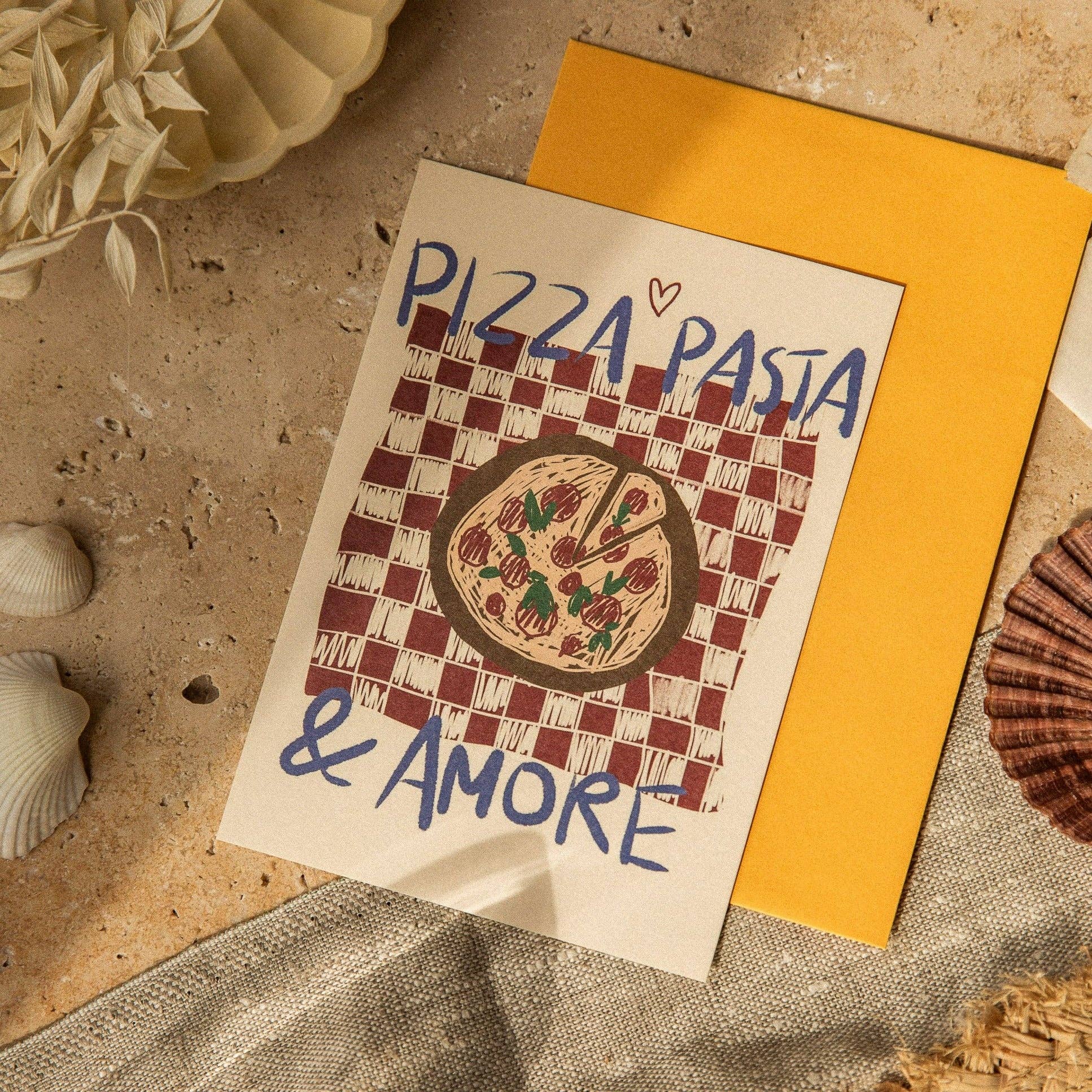 Studio Dolci - Wholesale Postcard - POSTCARD PIZZA, PASTA & LOVE3