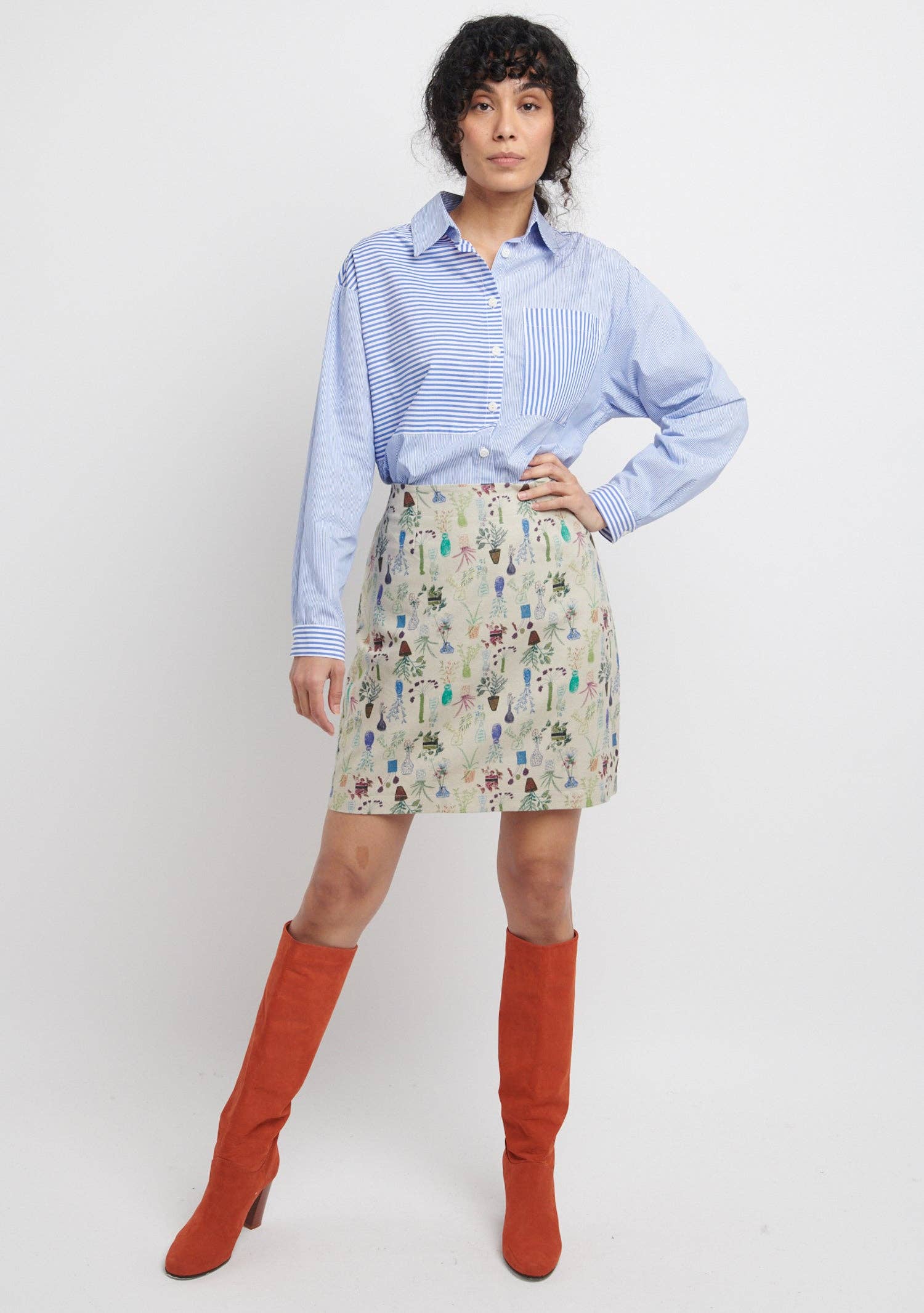 MADE IN SENS - Wholesale Skirt - Women's - SKIRT JESFU ALL BEIGE0