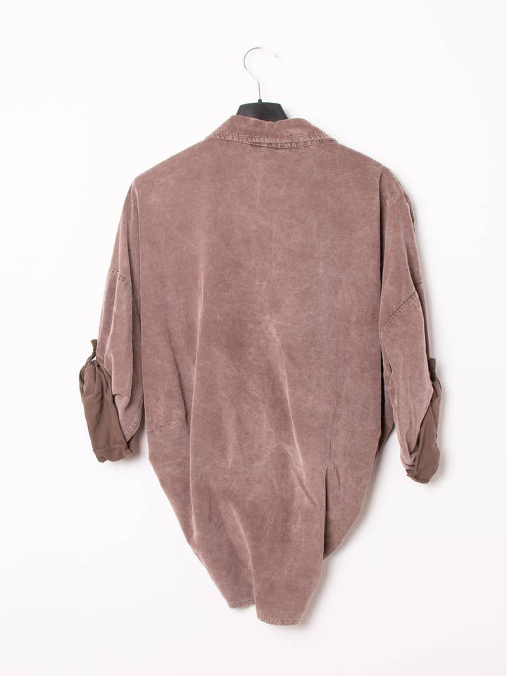 Pépouz' Paris - Wholesale Button Down Shirt - Women's - Western-style fringed shirt PC25493