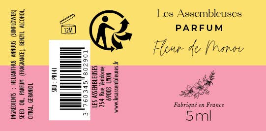Les Assembleuses - Wholesale Perfume/Eau de Toilette - Monoi Flower Perfume - Resale Size - 5ml1