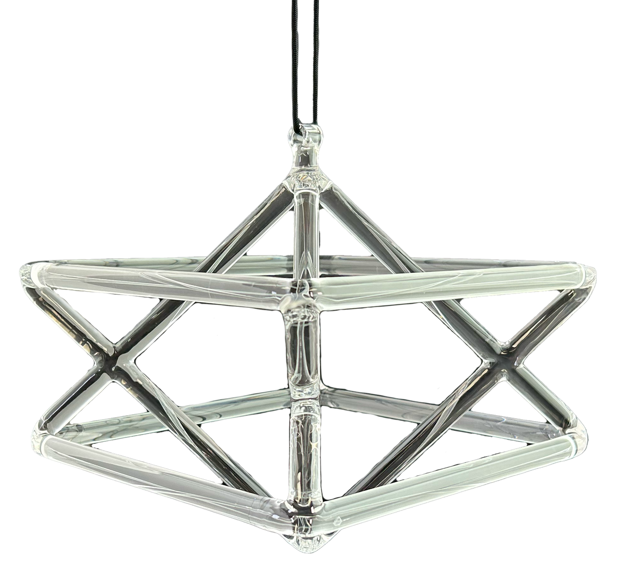 HK Higher Knowing - Wholesale Meditation Supplies - Quartz Crystal Singing Merkaba Star Chime 104