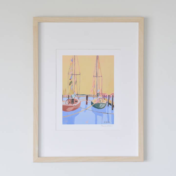 Race to Mackinac Print for wholesale by Amanda Bur Art