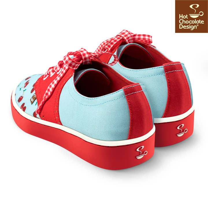 Popping Candy - Wholesale Lifestyle trainers – Women′s - Hot Chocolate Design - Cherry Blue Sneakers - LAST PAIR US12!1