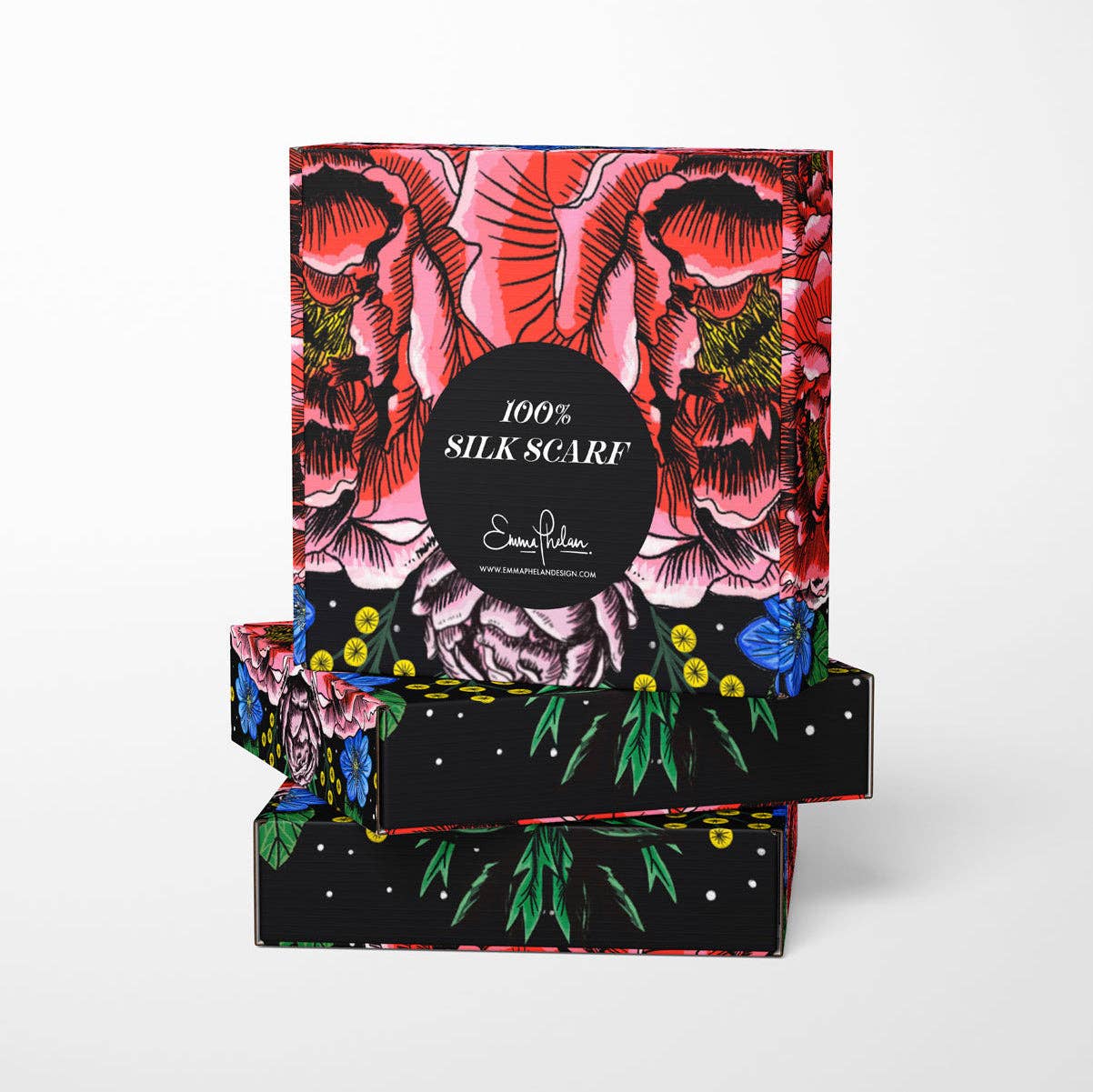 Emma Phelan Design - Wholesale Scarf - Women's - Lake Como Lounger 100% Silk Scarf5