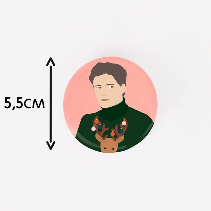 6 badges - Christmas romcom for wholesale by My Little Day