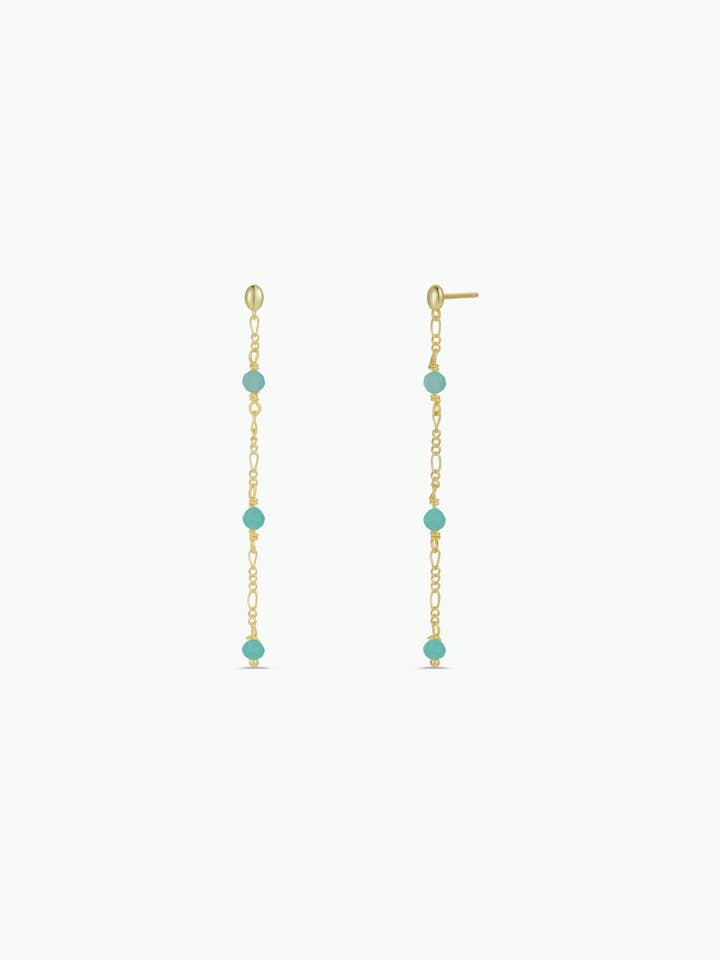 Gemstone Chain Drop - Amazonite for wholesale by JaxKelly