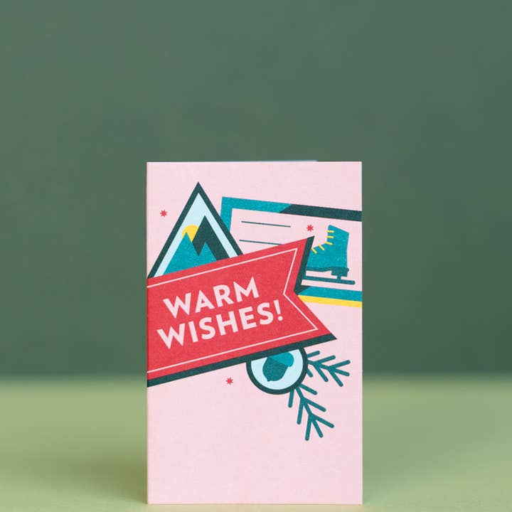 Plant Shop - Wholesale Season's Greetings Card - Mini Card : Holiday : Warm Wishes