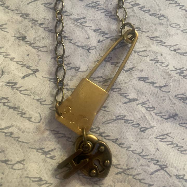 Laundry Pin Necklaces-Gift/Steampunk/Upcycled for wholesale by Savannah Hoffman Designs Artisan Jewelry