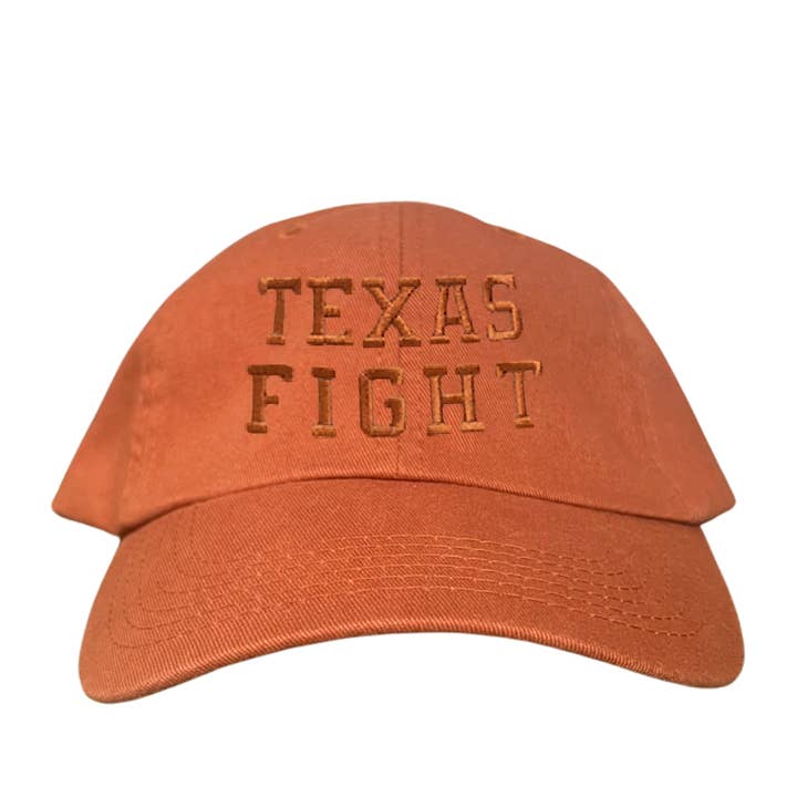Last Stand Hats, LLC - Wholesale Baseball Cap - Unisex - Texas Longhorns Texas Fight Embroidered Hats / UT9154 / MM16