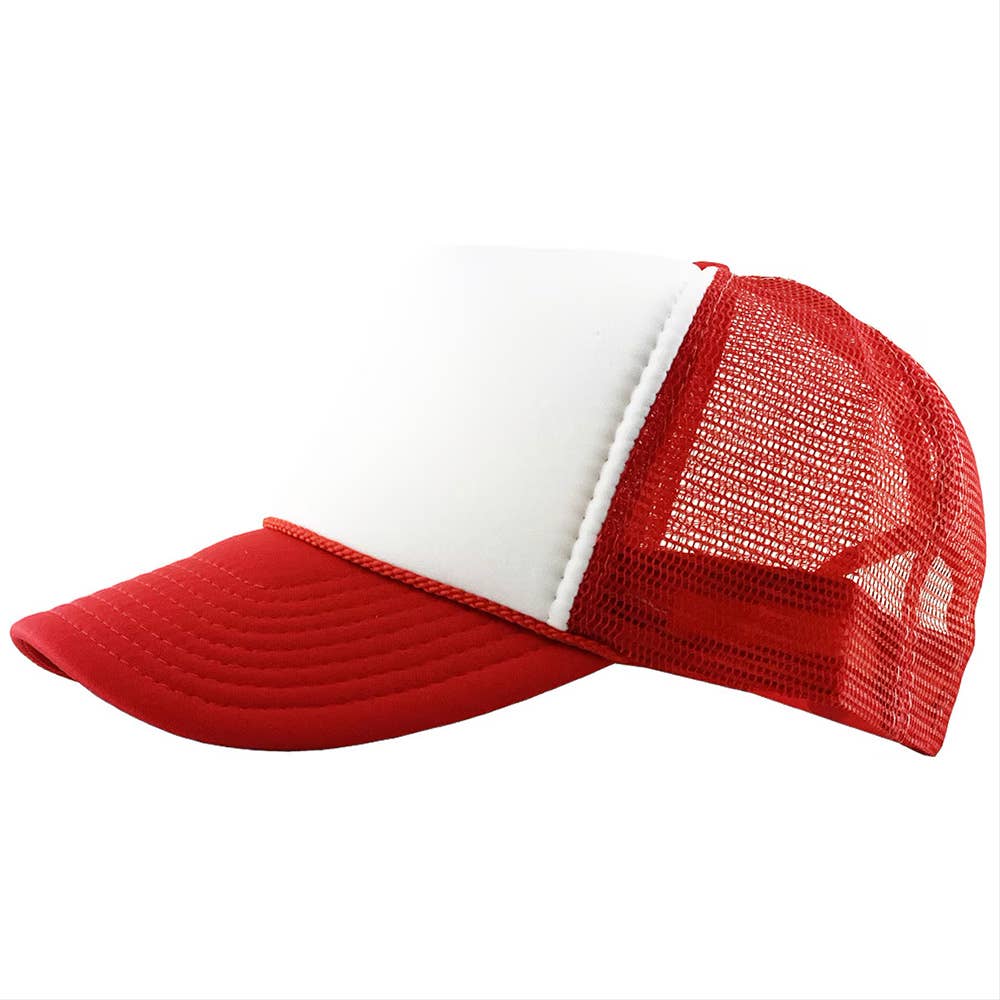 Sensibling Corp. - Wholesale Truckerpet - Dames - Effen tweekleurige truckerpet met mesh achterkant17