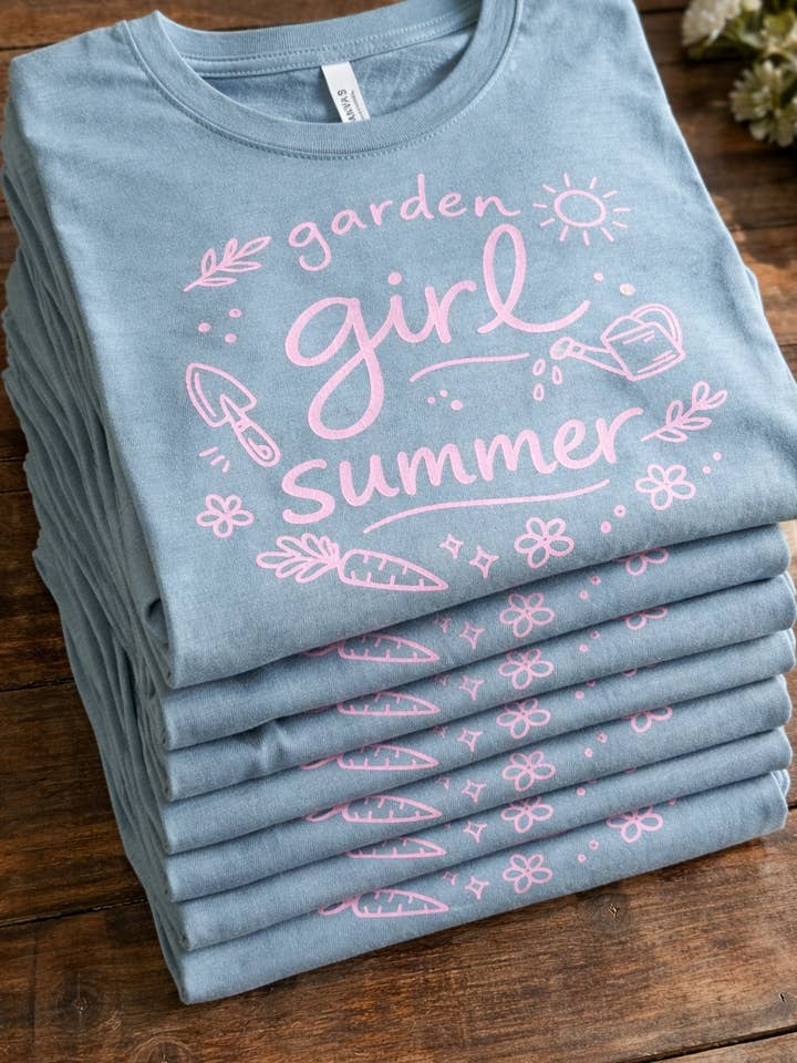 Garden Girl Summer Tee for wholesale by Rust + Stitch