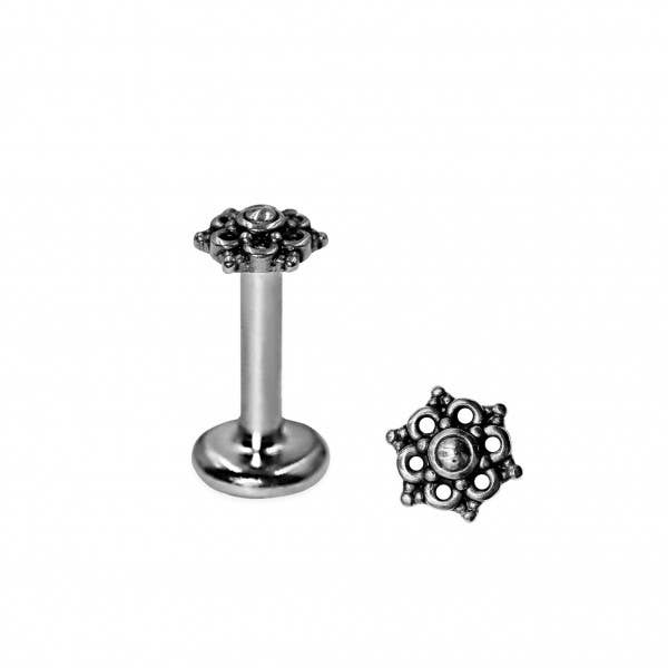 Bodywings - Wholesale Single Earring - Surgical steel labret with motif (1.2 mm)4