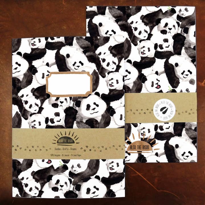 Also the Bison - Venta al por mayor Diario/agenda - La vergüenza de Pandas Forrado Diario
