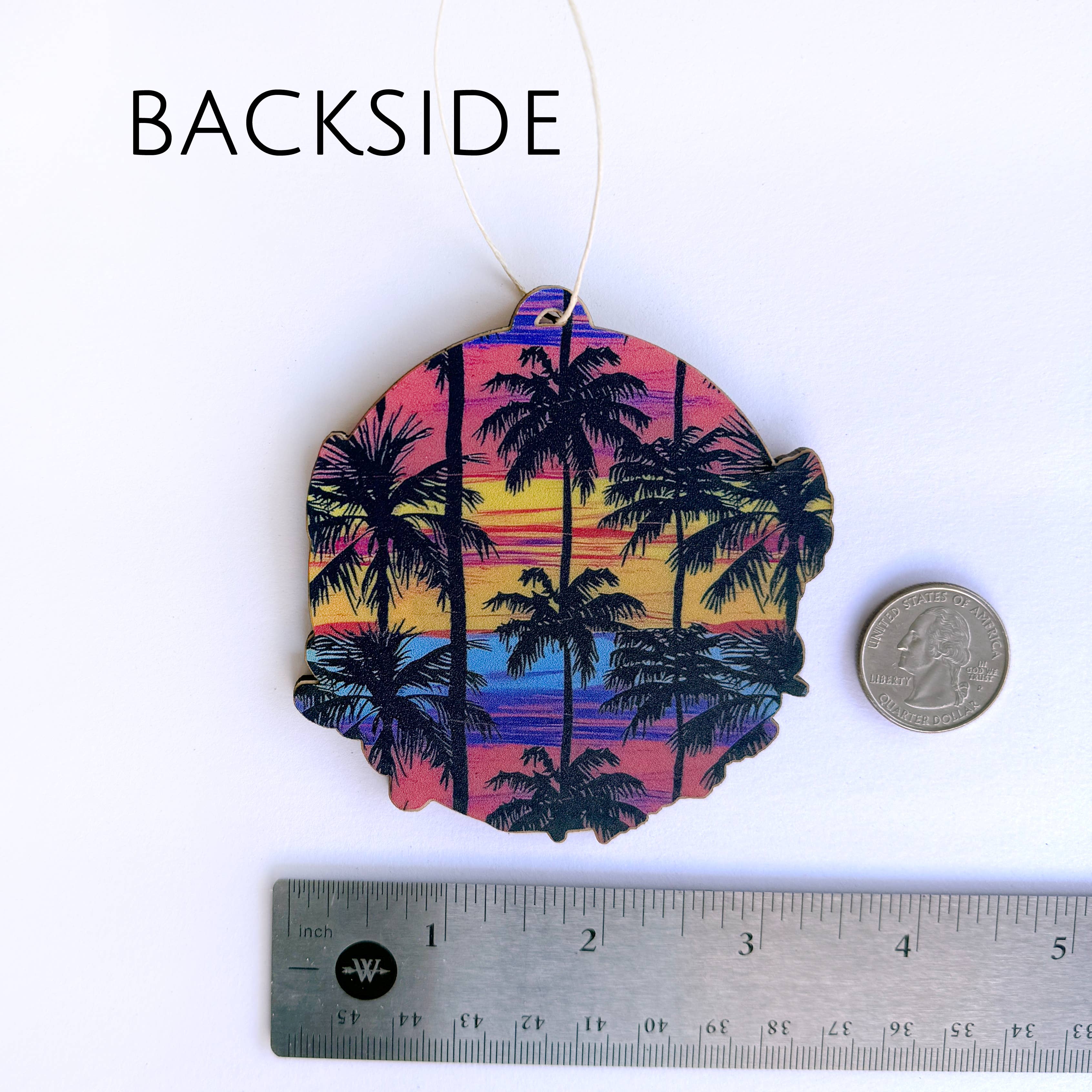 Art by Sharell - Vente Lots de décorations - Ornement État d'Esprit Aloha | Décor Coucher de Soleil Hawaïen4