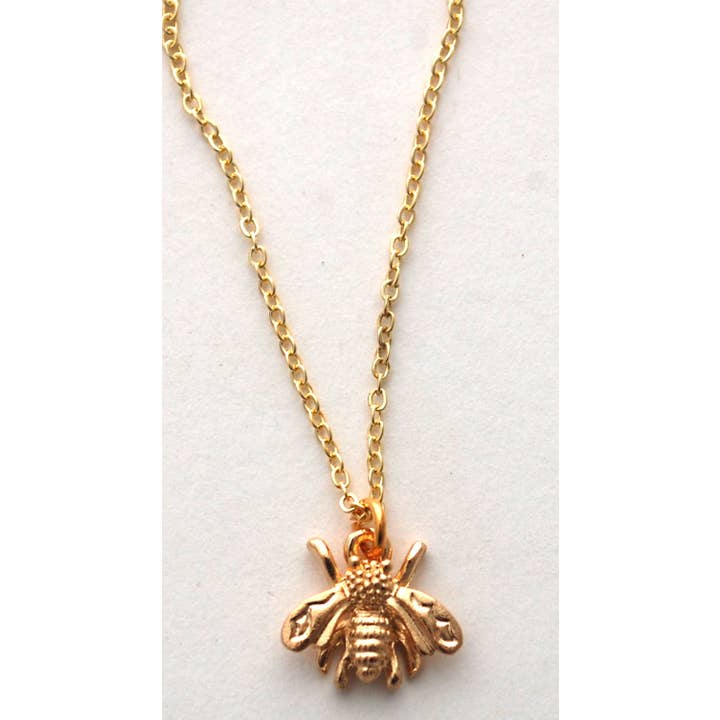 Semaki & Bird – Großhandel Kette mit Anhänger/Charm – Bienenkette - Gold Naturgeschichte1