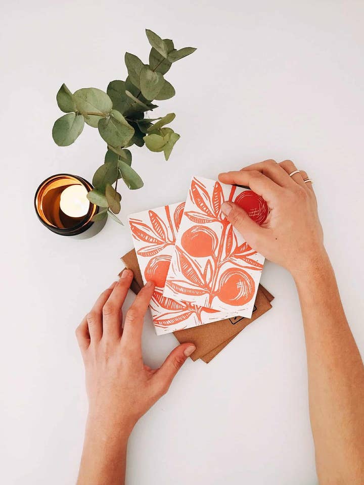 Abstract Flower Plantable Journal for wholesale by The Ink Job