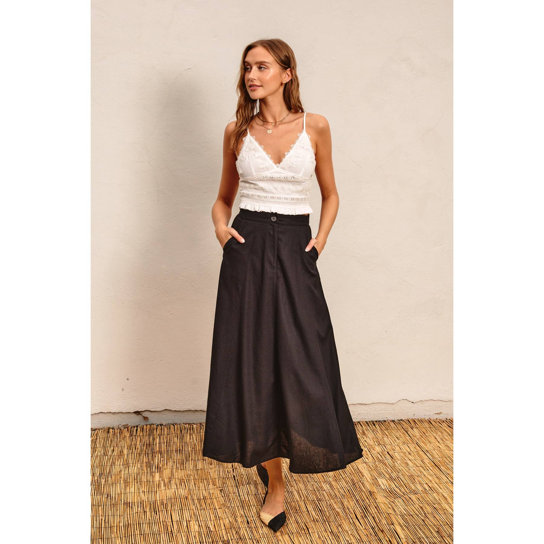 Dress Forum – Engroshandel Nederdel - Dame – Heaven Sent Flared Maxi Nederdel15