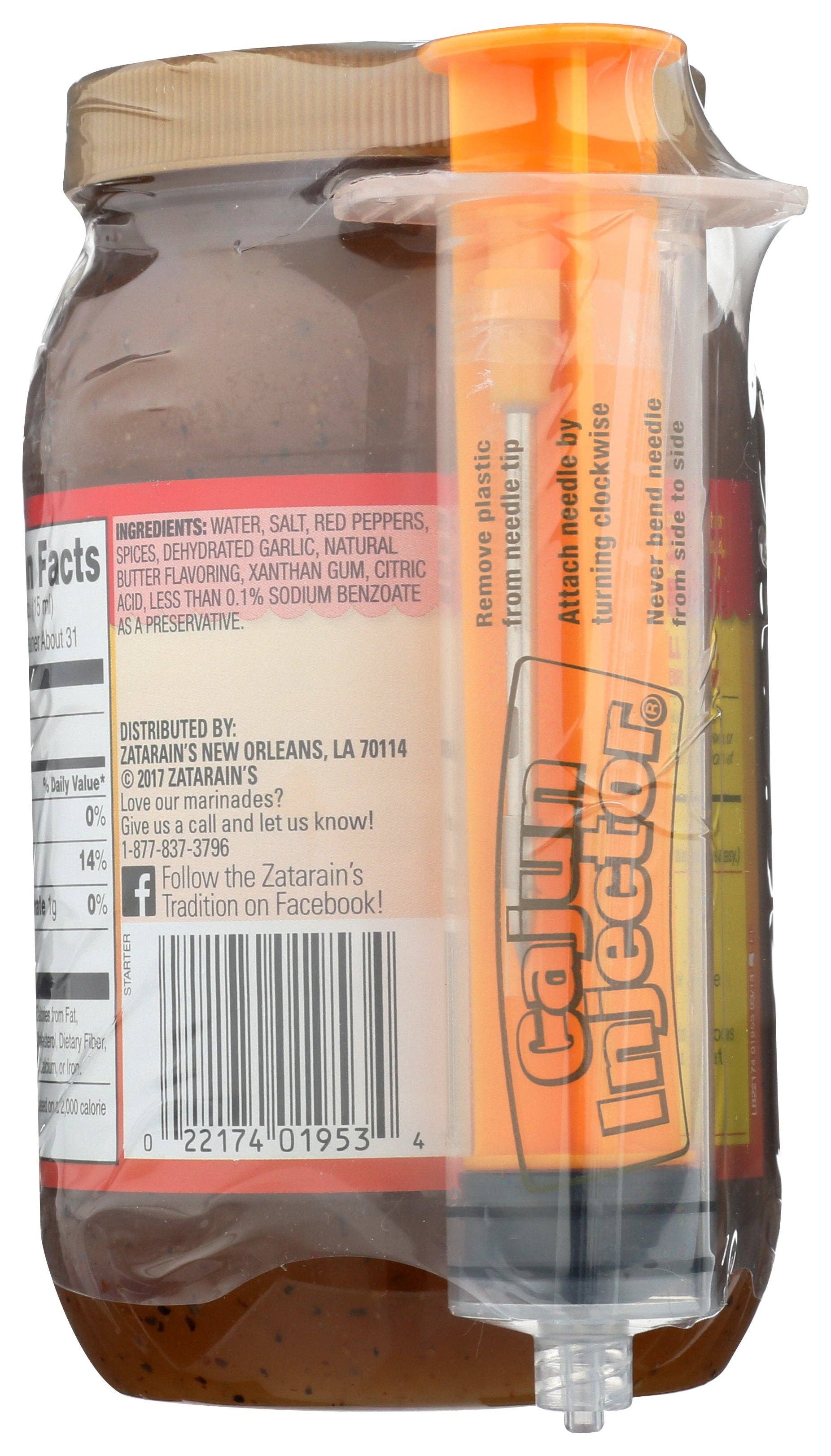 Everyday Supply Co - Wholesale Kitchen Tool/Gadget - CAJUN INJECTOR INJECTOR CREOLE BTTR - Case of 61