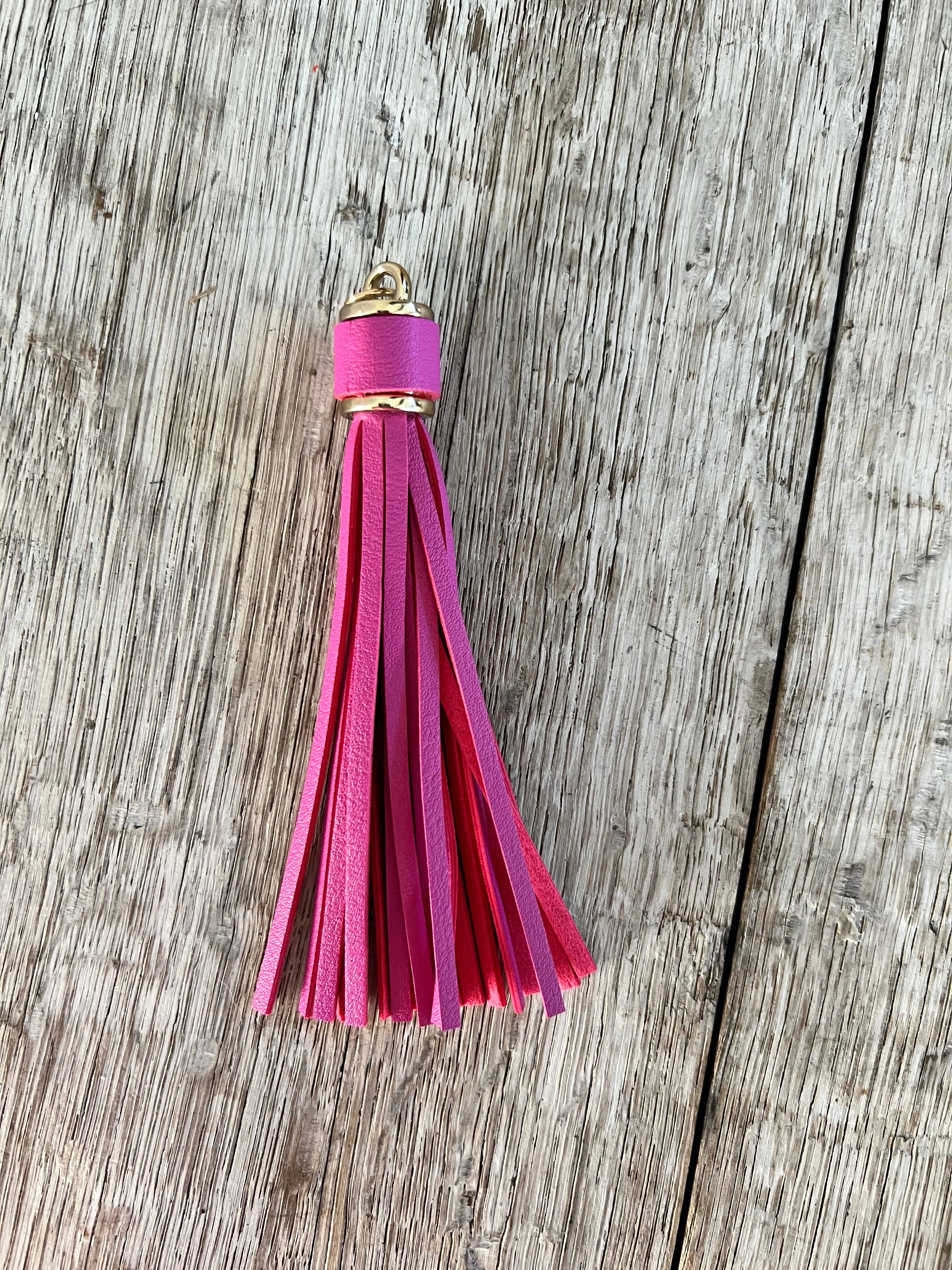 KW Custom Creations - Wholesale Tassel Earrings - 4” Faux Leather Tassel10