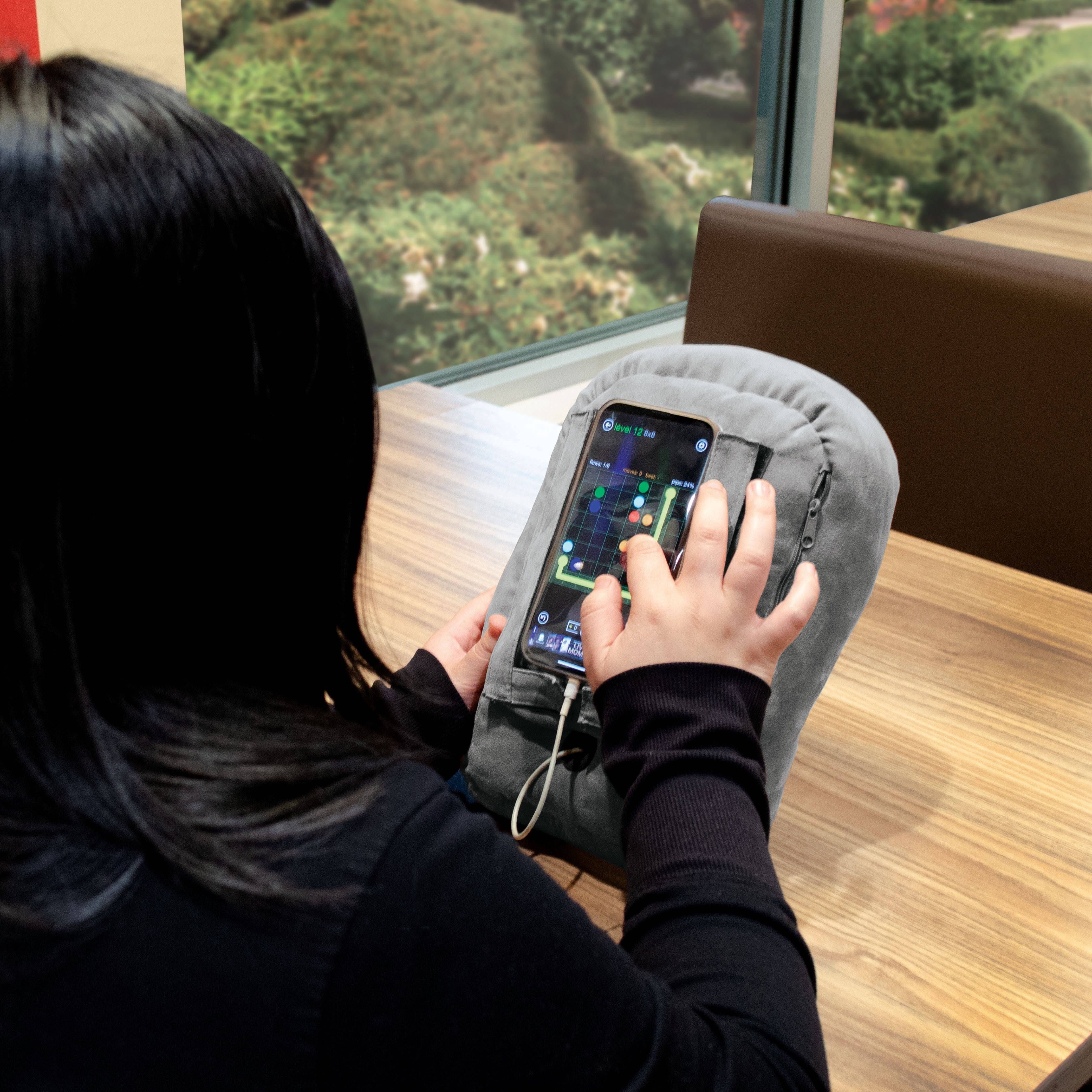 PhoneSpuds - Wholesale Portable Charger - Gray PhoneSpud with Power Bank1