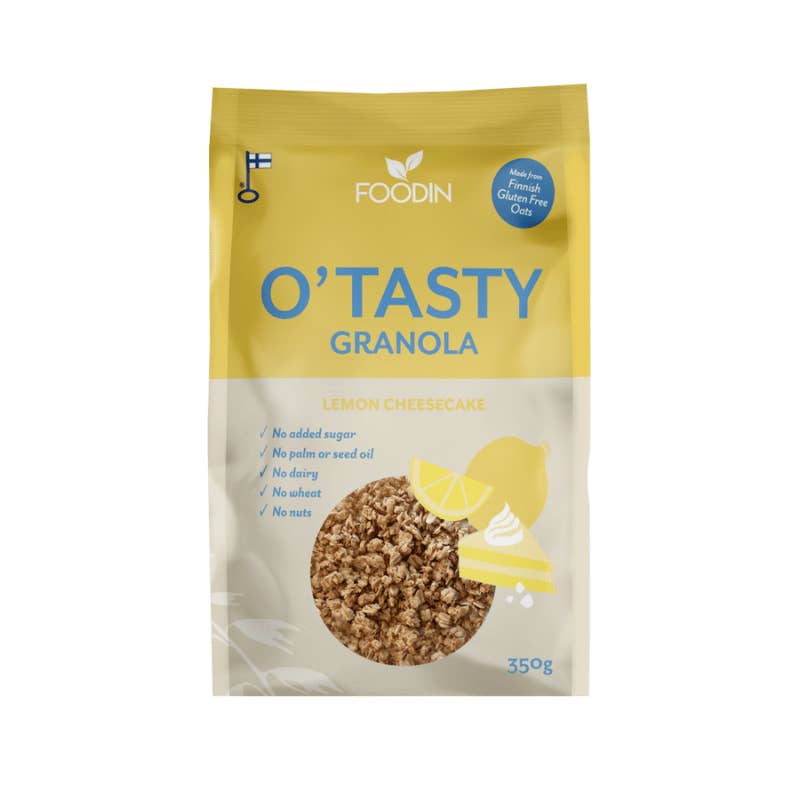 Foodin - Vente Granolas - Gâteau au fromage O`Tasty Granola au citron 350g