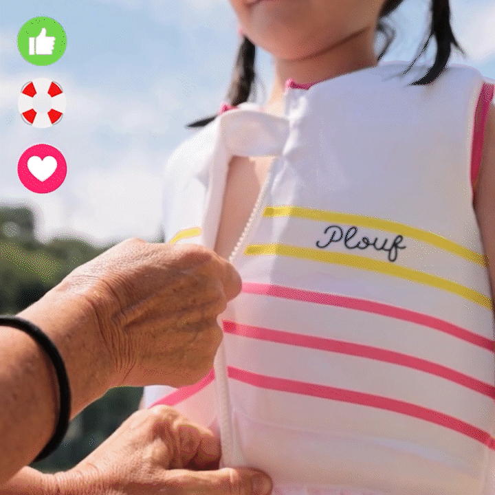 Plouf Safety Concept - Wholesale One Piece Swimsuit - Kids - Boy's Floating Swimsuit Fish: Safety & Awakening9